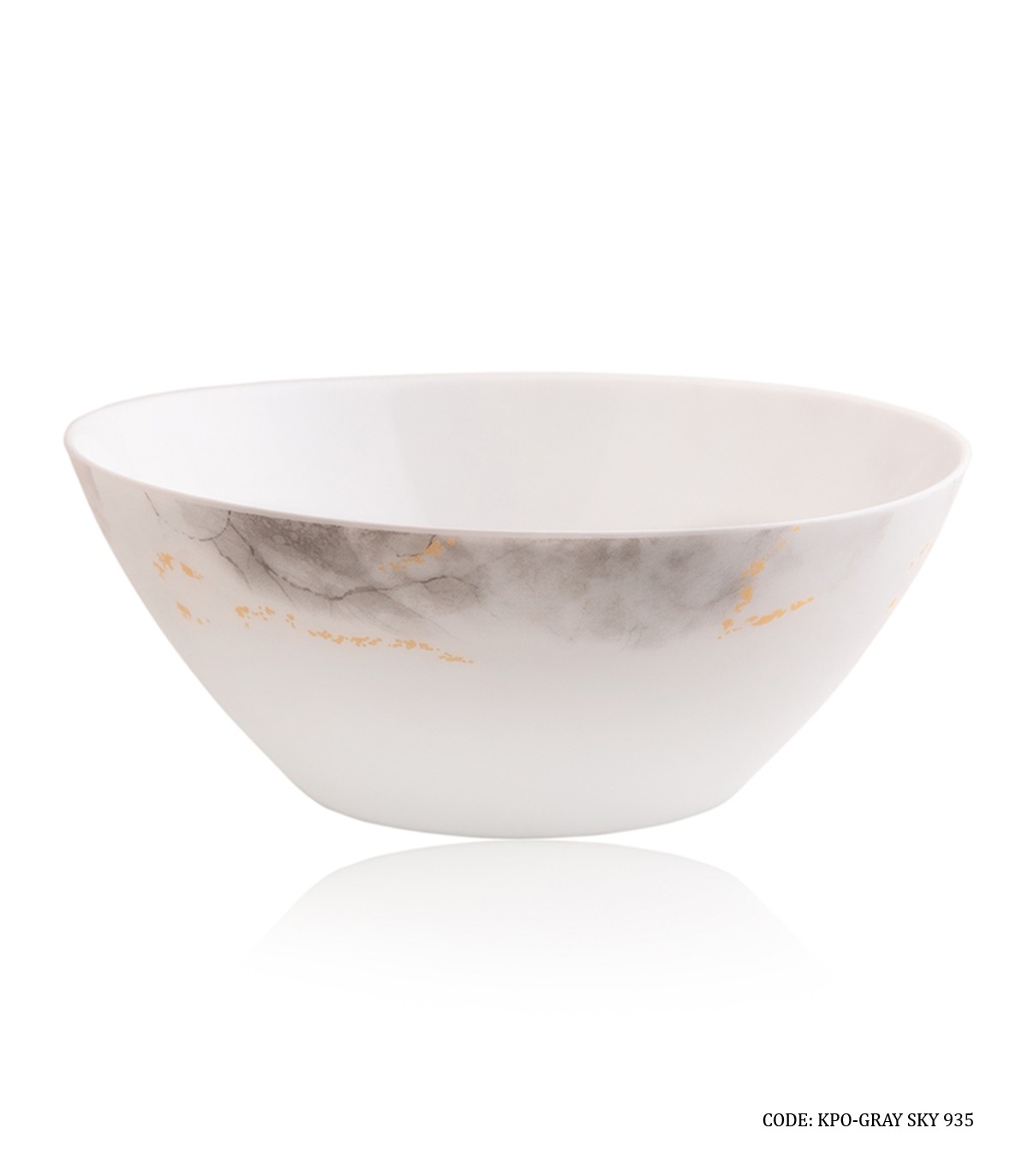 سرویس پذیرایی آرکوپال گرد 6 نفره 28 پارچه طرح اسکای طوسی