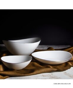 سرویس  آرکوپال پذیرایی بیضی 28 پارچه لب طلایی