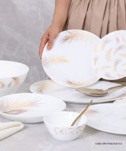 سرویس پذیرایی آرکوپال گرد 28 پارچه طرح پیکاک