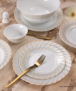 سرویس پذیرایی آرکوپال گرد 28 پارچه 6 نفره طرح دیلا