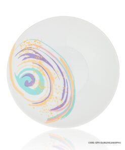 سرویس غذاخوری آرکوپال گرد 6 نفره 28 پارچه طرح رنگین کمان