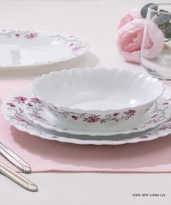 سرویس غذاخوری آرکوپال گرد 28 پارچه 6 نفره  طرح لیندا