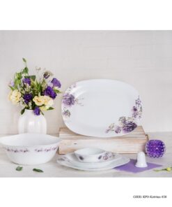 سرویس آرکوپال مربعی 28 پارچه طرح کاترینا