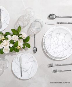 سرویس پذیرایی آرکوپال گرد 6 نفره ماریل نقره ای