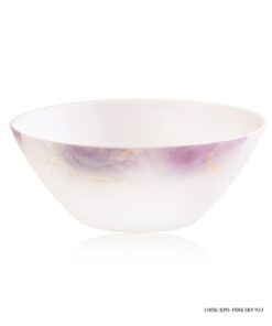 سرویس آرکوپال گرد 6 نفره 28 پارچه طرح اسکای صورتی