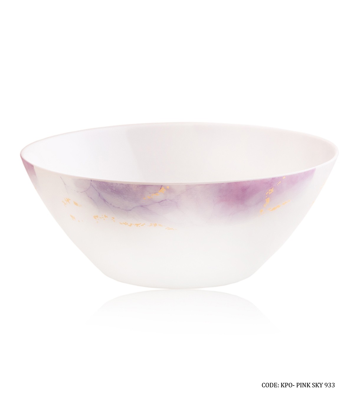 سرویس آرکوپال گرد 6 نفره 28 پارچه طرح اسکای صورتی