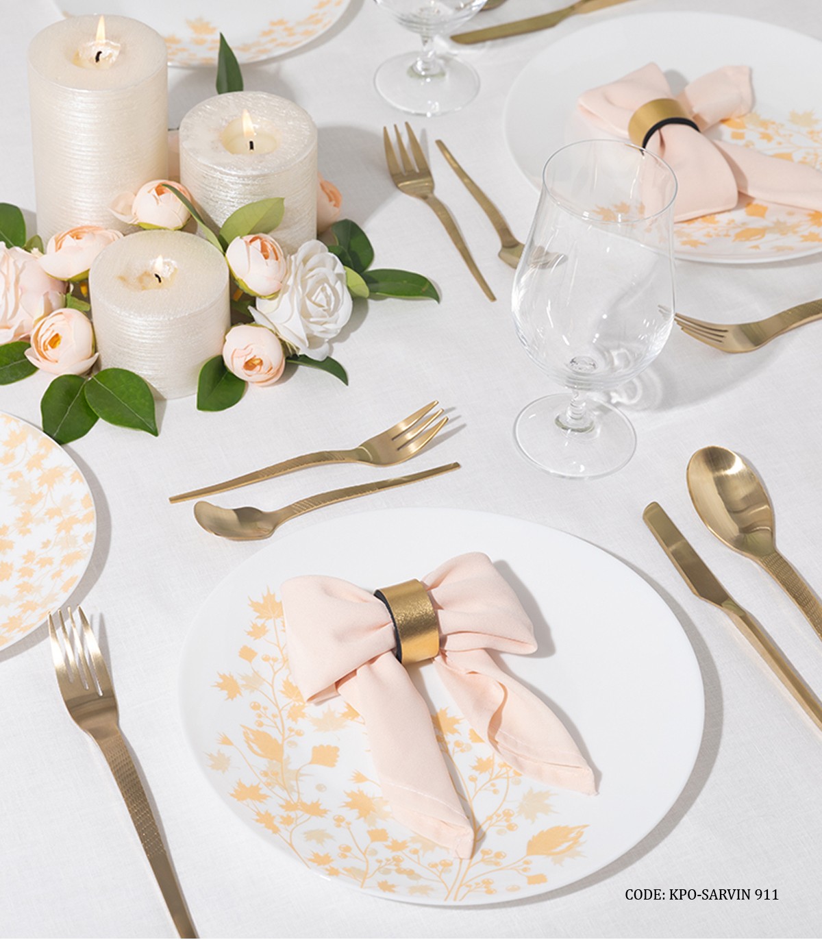 سرویس آرکوپال گرد 6 نفره 28 پارچه طرح سروین