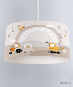 لوستر اتاق پسرانه طرح جرثقیل مدل Let's Go