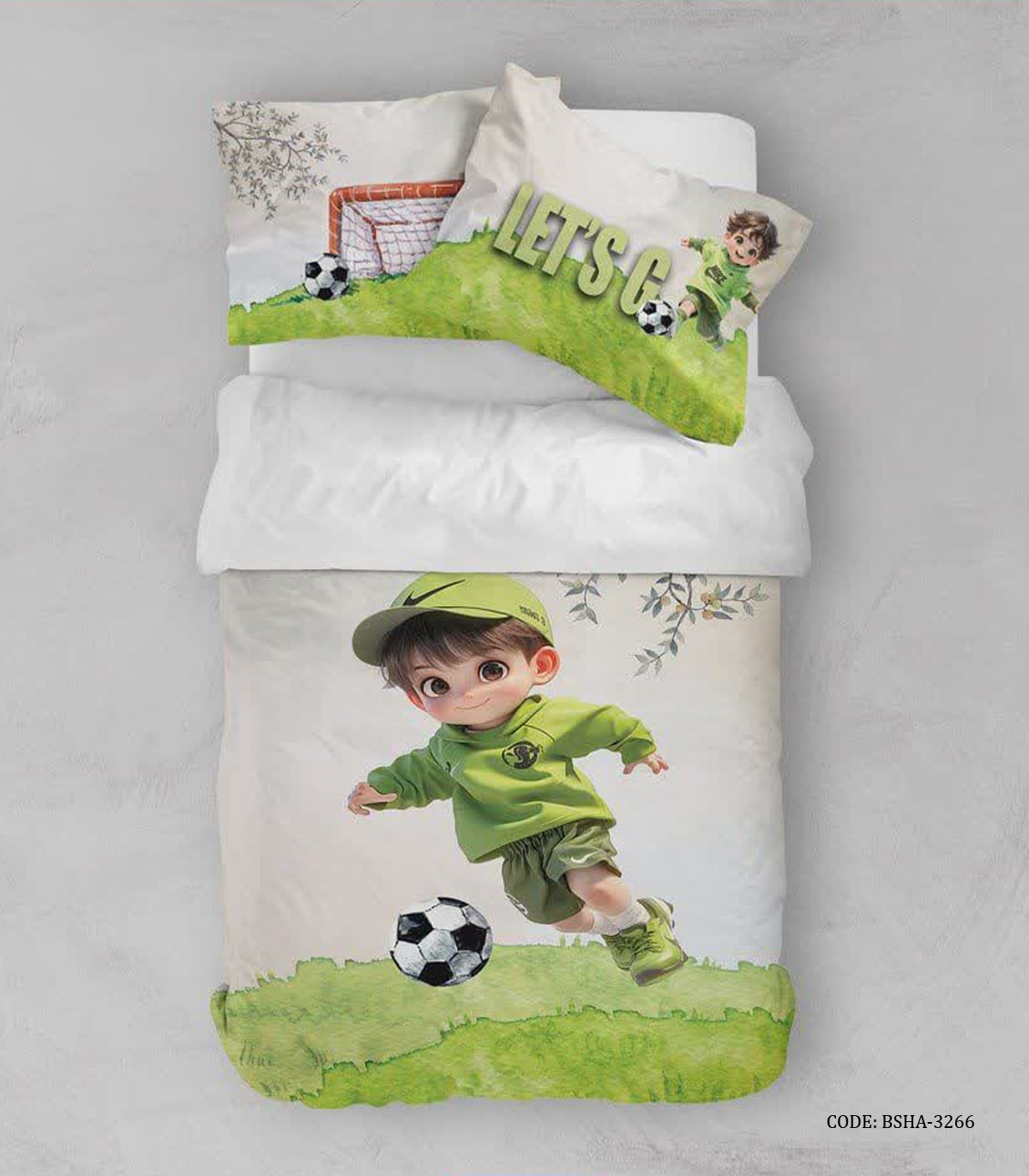 روتختی کودک پسرانه طرح فوتبالیست مدل Let's Go