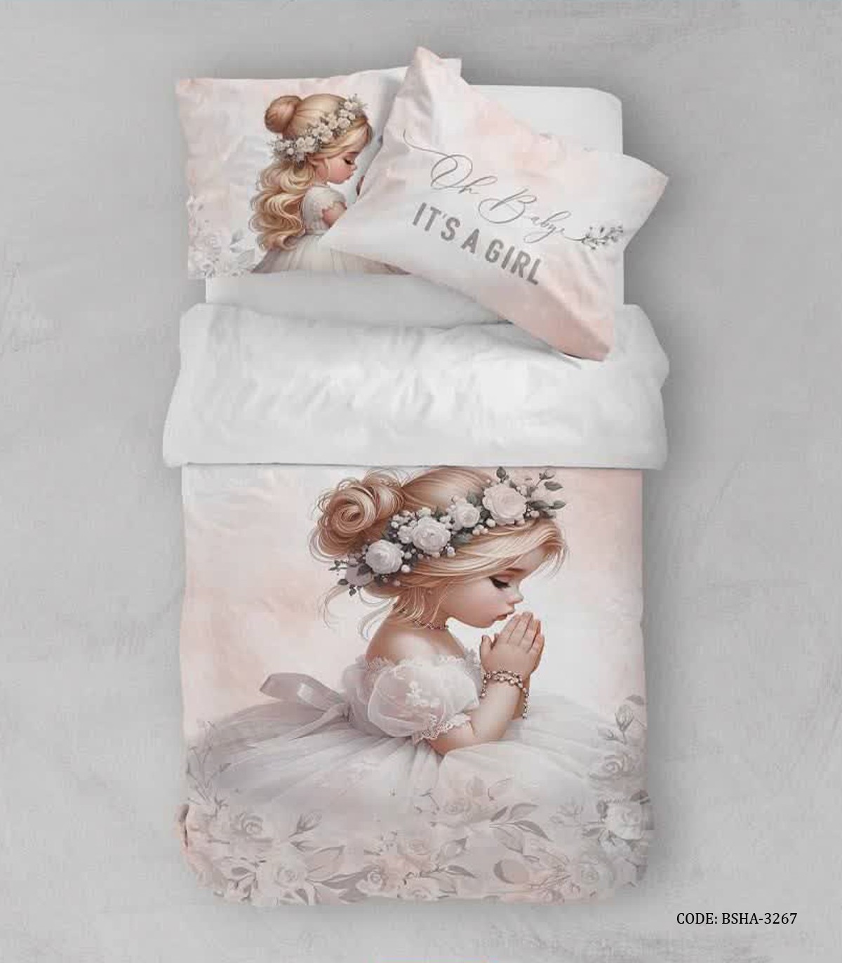 روتختی کودک دخترانه طرح عروس مدل Bride