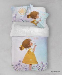 روتختی کودک دخترانه طرح دختر خرس مدل  Sunny Day