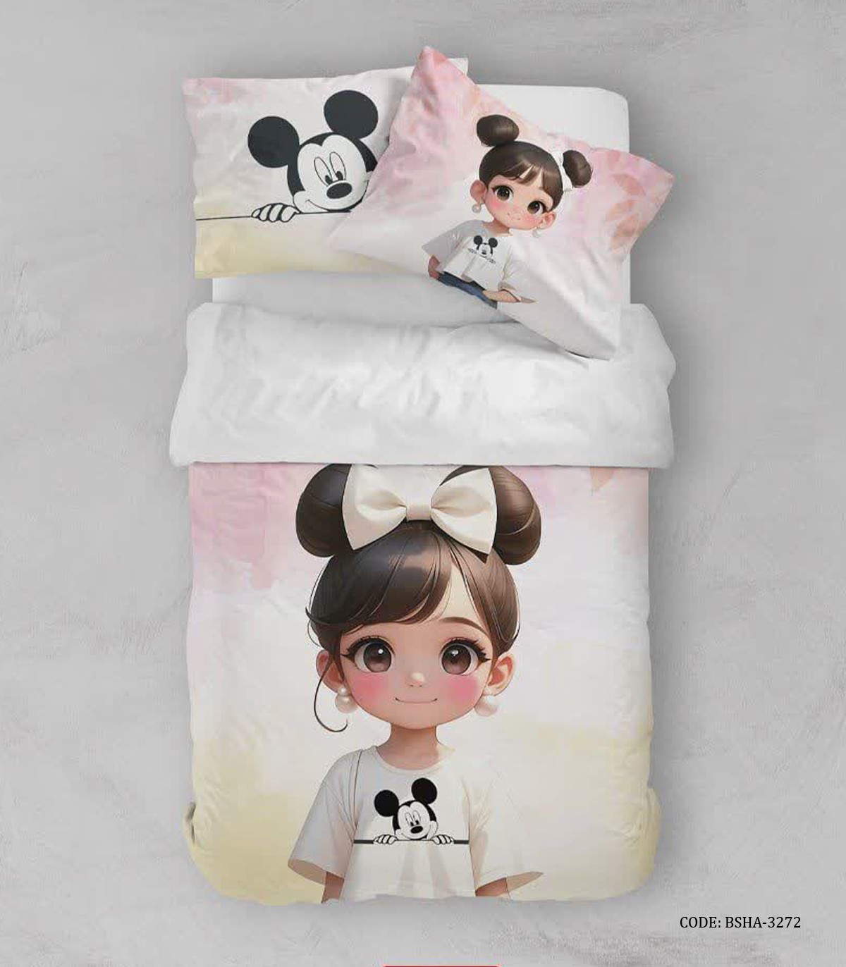 روتختی کودک دخترانه طرح دختر مدل Qute Girl