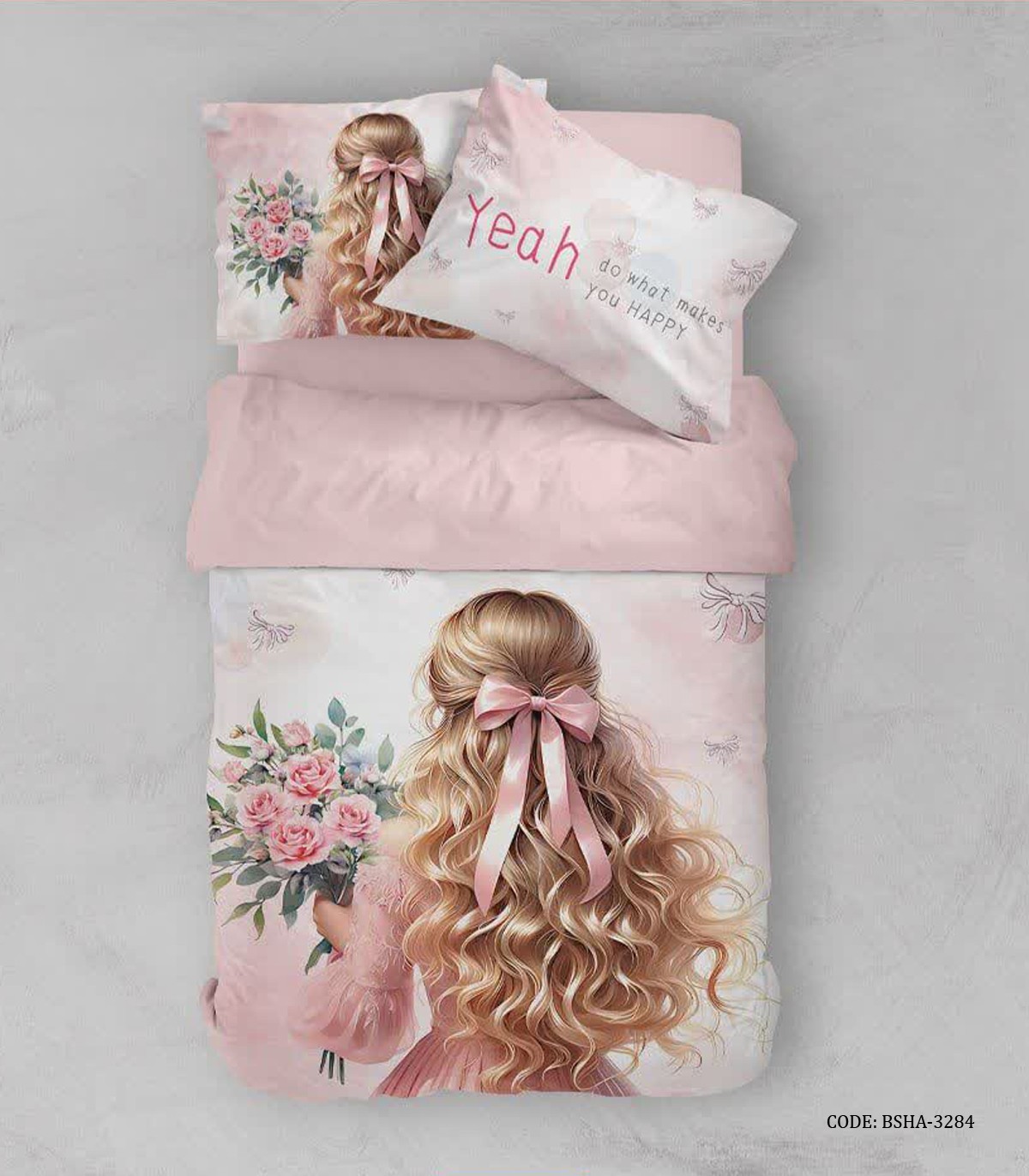 روتختی دخترانه طرح دختر مو بلوند مدل Blonde Hair