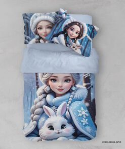 روتختی دخترانه طرح السا و آنا مدل FROZEN