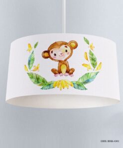 لوستر اتاق پسرانه طرح شیر و فیل و زمیمون رافه مدل Jungle