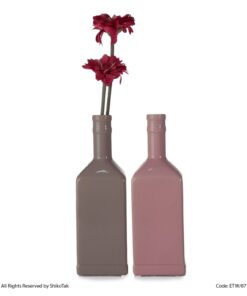 گلدان گل طرح بطری سرامیکی