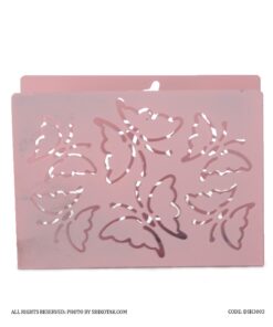 جا دستمال رومیزی فلزی طرح پروانه