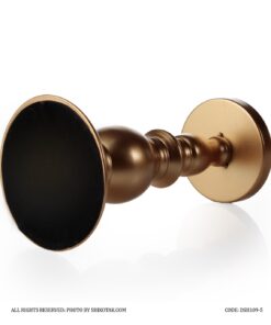 ست جاشمعی فلزی طلایی سه عددی