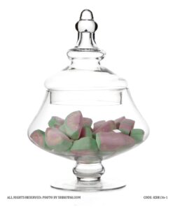 شکلات خوری شیشه ای پایه دار سری 136-1