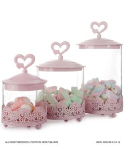 کندی باکس صورتی مدل در قلبی