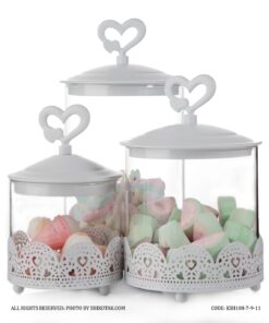 کندی باکس سفید مدل در قلبی