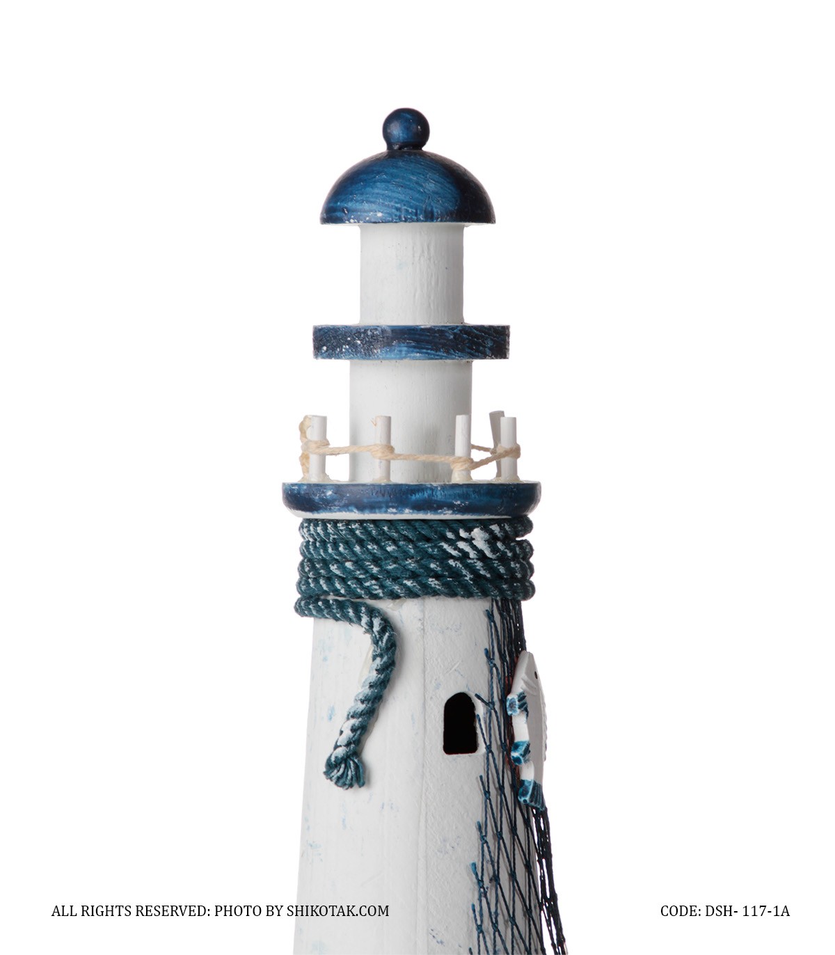 فانوس دریایی دکوری مدل مرغ ماهی خوار کوچک