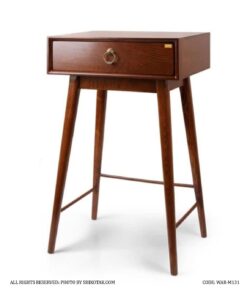 میز تلفن و میز دکوری چوبی مدرن کشودار مدل 131