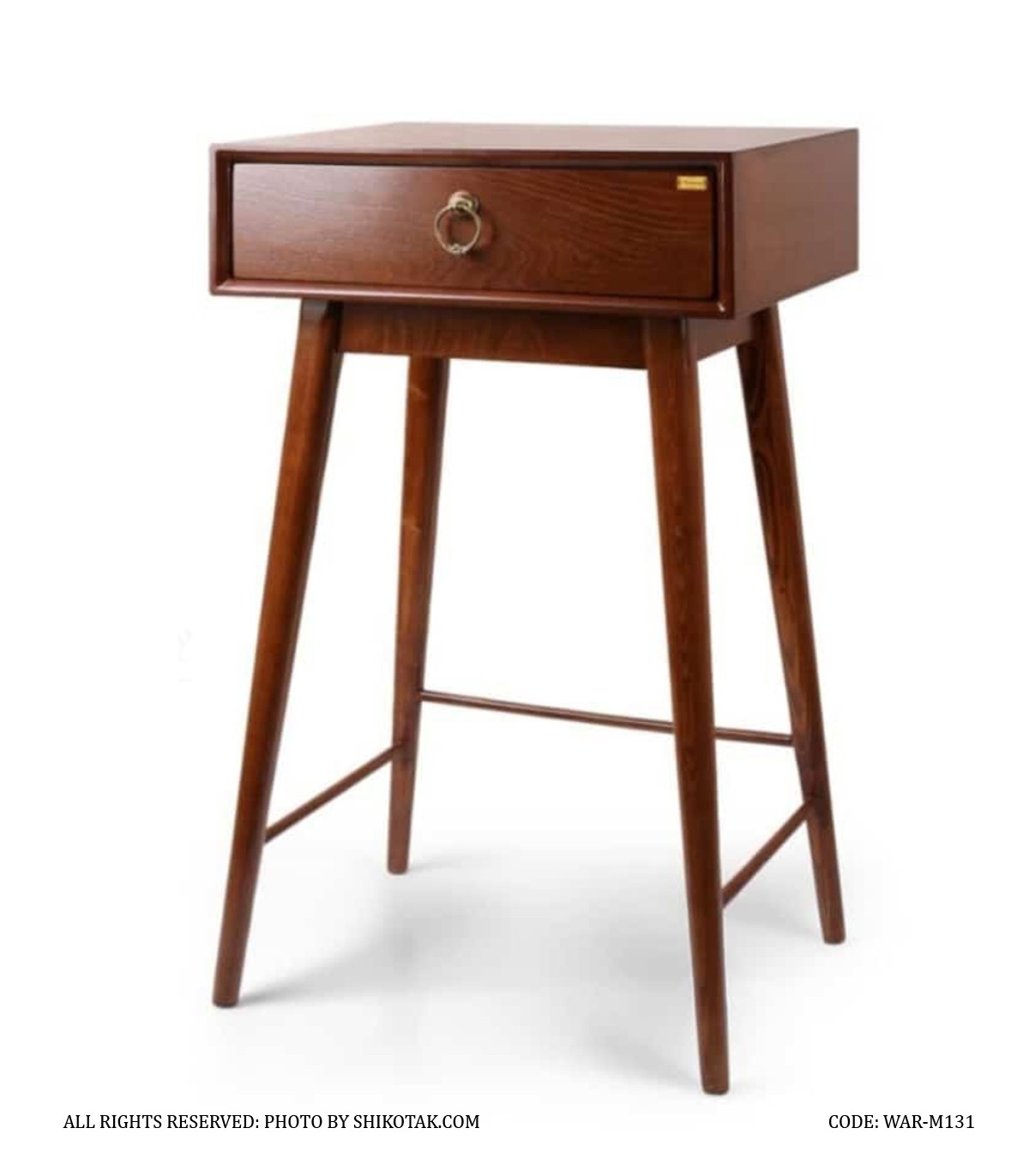 میز تلفن و میز دکوری چوبی مدرن کشودار مدل 131