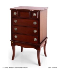 میز تلفن و دکوری چوبی مدرن 4 کشو مدل 191