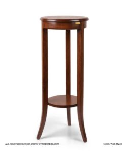 میز آباژور و دکوری گرد چوبی مدرن مدل 228