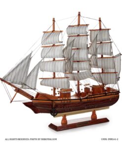 کشتی دکوری بادبانی چوبی سری 161-2