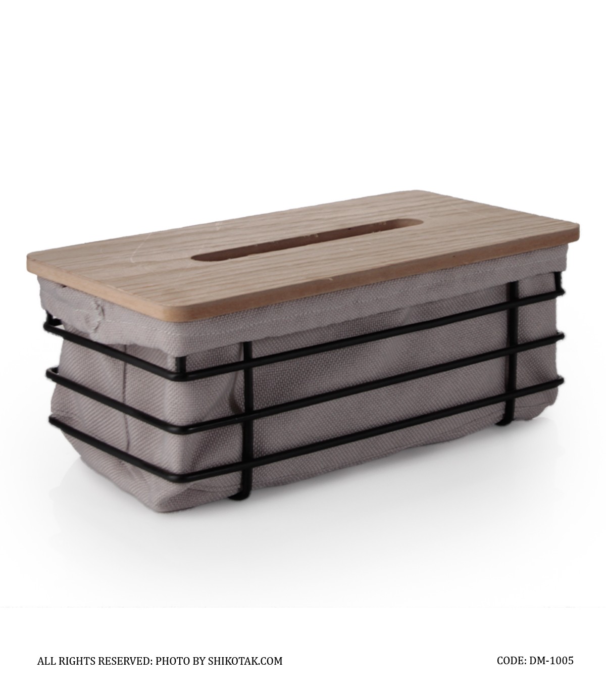 ست سطل و دستمال فلزی گرد مدل آنیسا