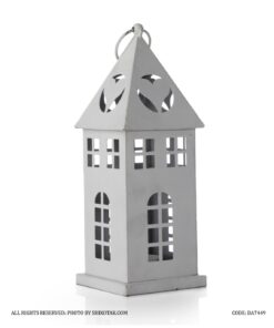 فانوس فلزی تزئینی طرح خانه