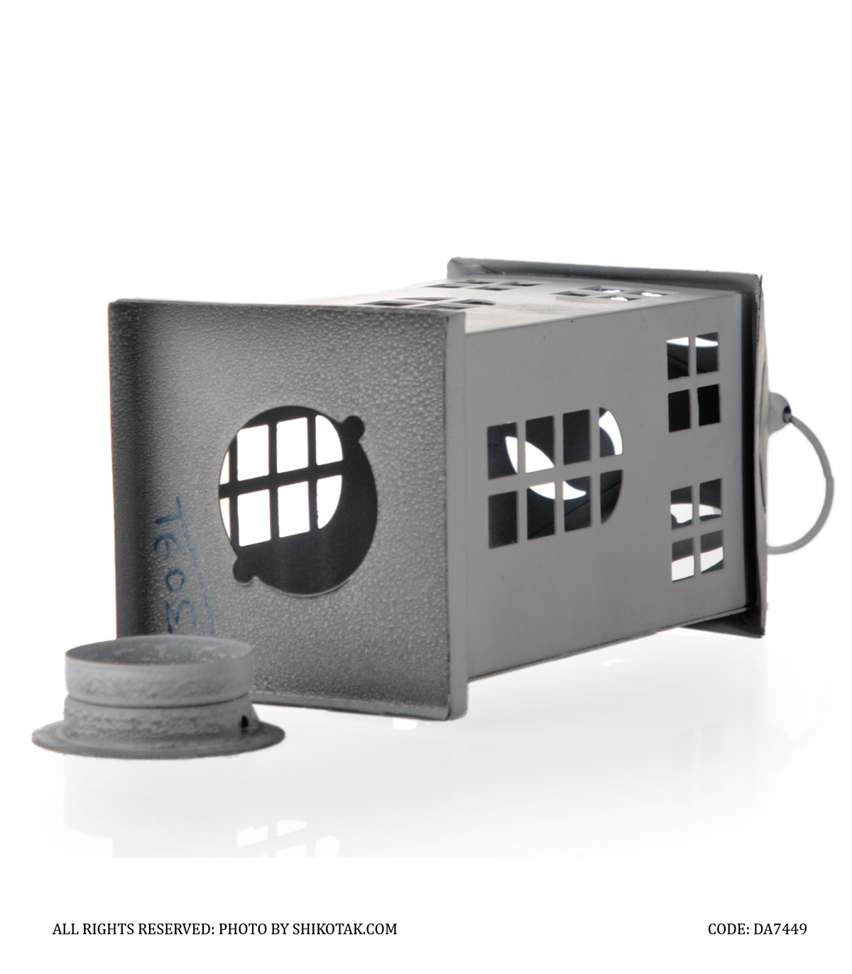 فانوس فلزی تزئینی طرح خانه