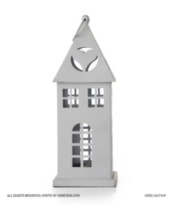 فانوس فلزی تزئینی طرح خانه