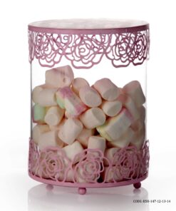 ست کندی باکس شیشه ای صورتی Sweet Home