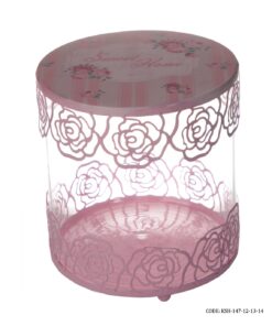 ست کندی باکس شیشه ای صورتی Sweet Home