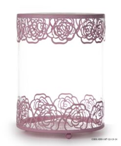 ست کندی باکس شیشه ای صورتی Sweet Home