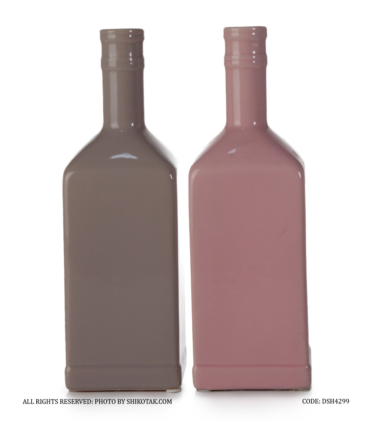 گلدان گل طرح بطری سرامیکی