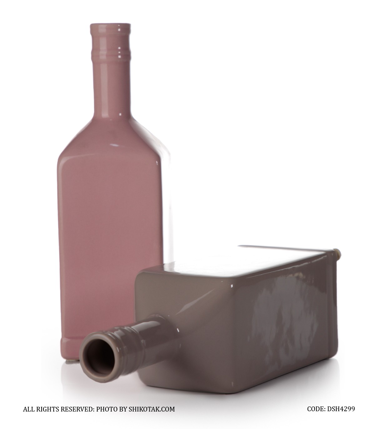 گلدان گل طرح بطری سرامیکی