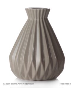 گلدان سرامیکی بژ