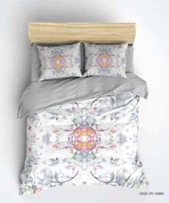 سرویس روتختی و لحاف دوختدار گلدار مدل پرنسا