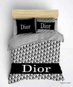 سرویس روتختی مدرن سیاه سفید Dior