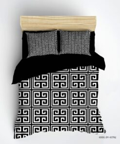 سرویس لحاف روتختی سیاه و سفید FENDI