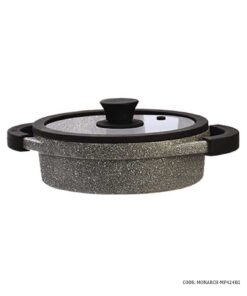 تابه دو دسته گرانیتی زرساب سایز 24 مدل مونارک