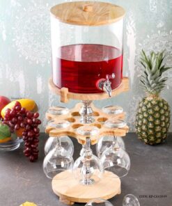 کلمن بار پایه چوبی 4.5 لیتری مدل بدون شات