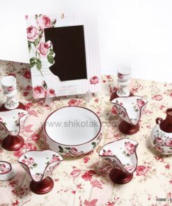 هفت سین سه گوش طرح گل