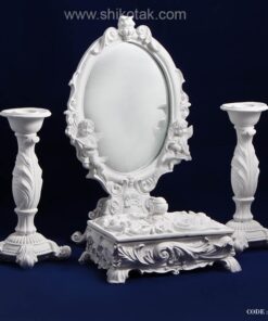 آینه و شمعدان طرح فرشته