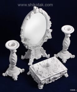 آینه و شمعدان طرح فرشته