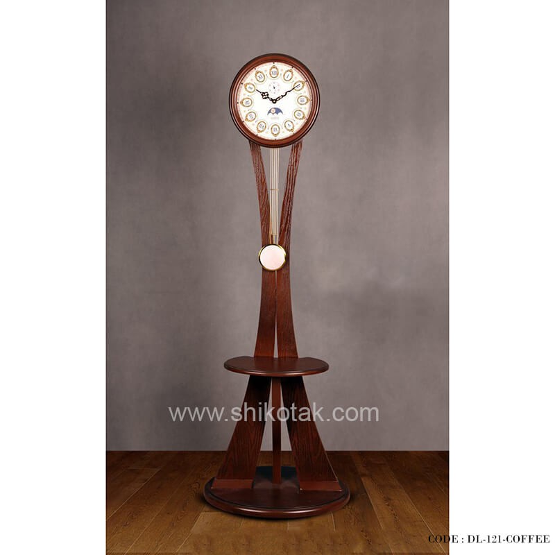 ساعت ایستاده سری 121 فلور فندقی